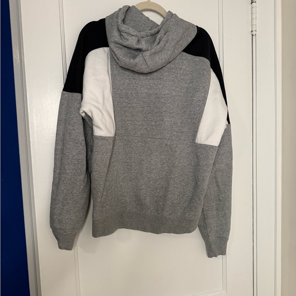 Nike Tri-Color Hoodie in Gray, Black, and White - Picture 2 of 2